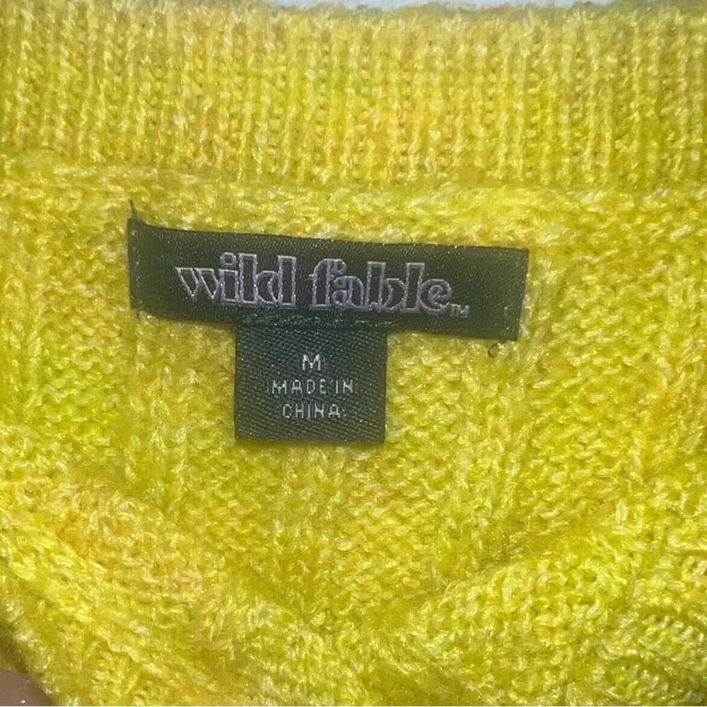 Wild Fable Yellow Knit Top - Picture 3 of 4